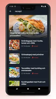 Swedish Food Recipes App android App screenshot 2