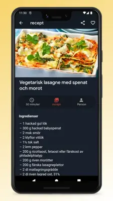 Swedish Food Recipes App android App screenshot 4