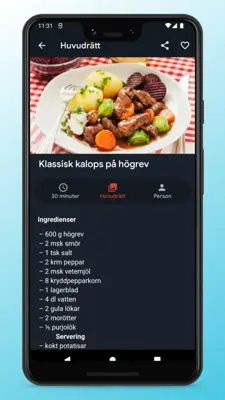 Swedish Food Recipes App android App screenshot 7